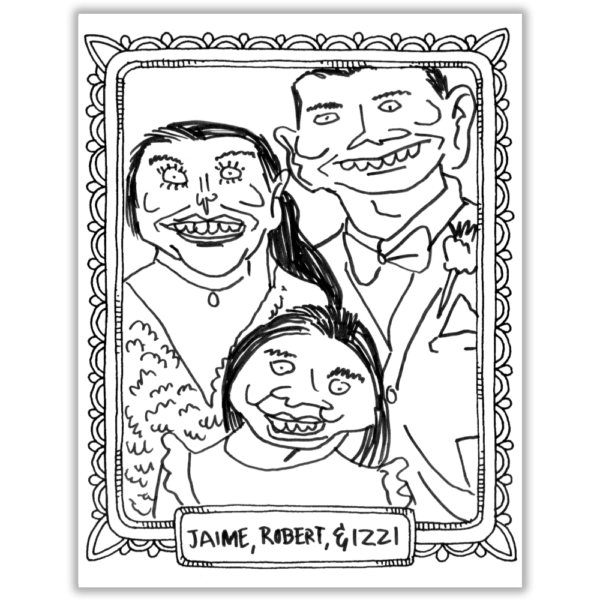 3-Person Bad Caricature - Image 6