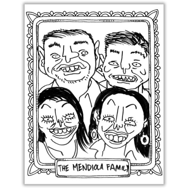 4-Person Bad Caricature - Image 5