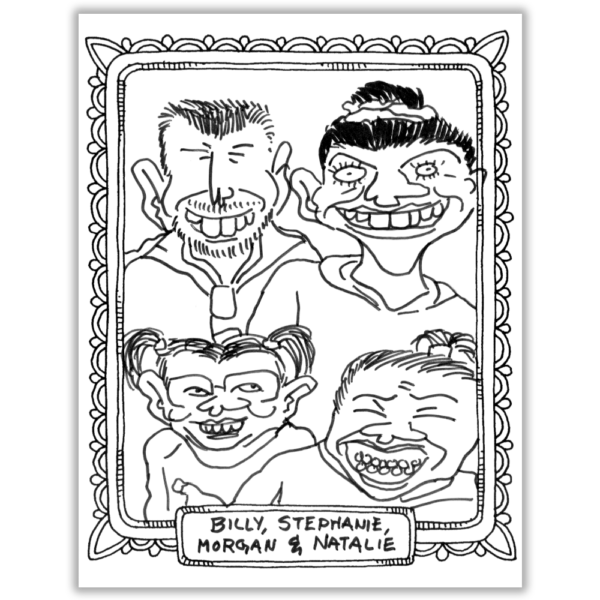 4-Person Bad Caricature - Image 6
